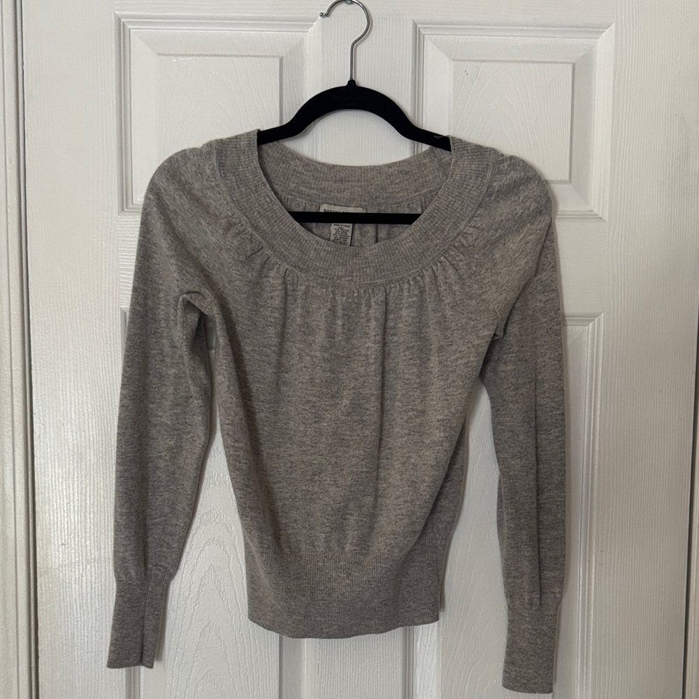 Banana Republic Light Gray Women's Sweater